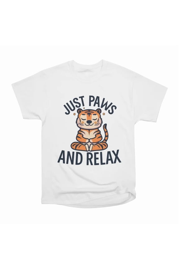 Just Paws and Relax T-Shirt Tee Gift For Him Merch For Her Apparel For Friend