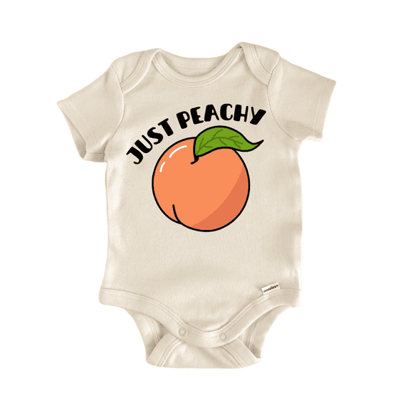 Just Peachy Peach - Baby Bodysuit