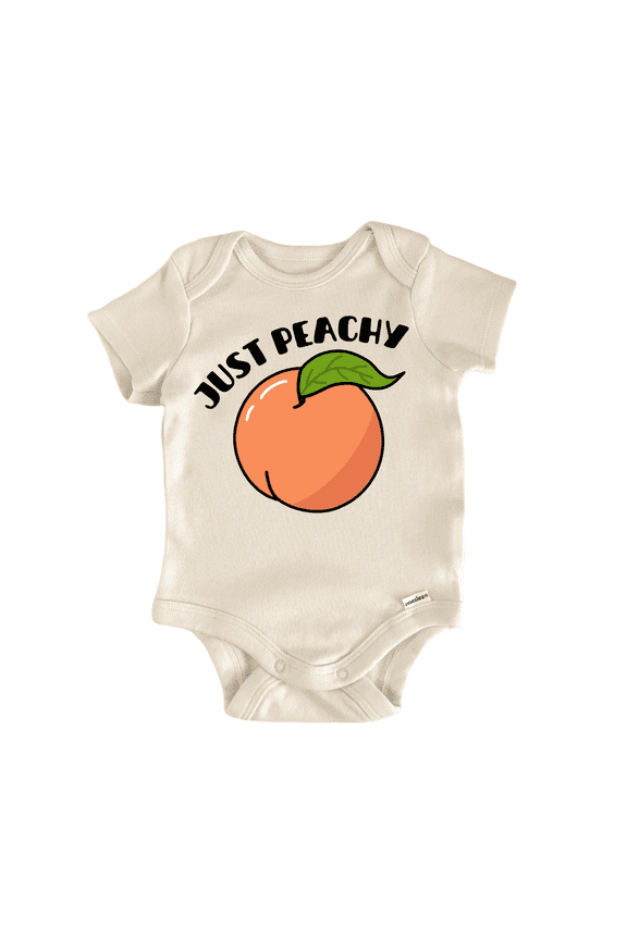 Just Peachy Peach - Baby Bodysuit