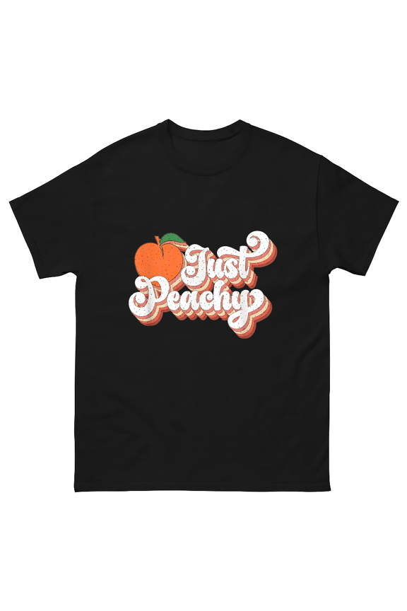 Just Peachy Retro Style Graphic Design Funny V16391 Unisex T-Shirt