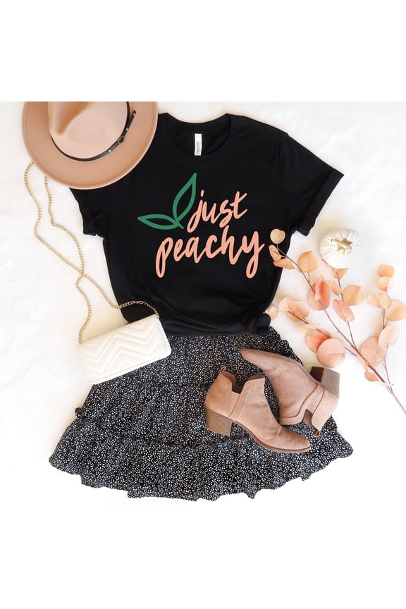 Just Peachy Shirt Everything Is Just Peachy Summer Shirt Summer Shirts For Women Beach Shi