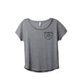 thumbnail image 1 of Just Peachy Women's Fashion Slouchy Dolman T-Shirt Tee Heather Grey Small, 1 of 4