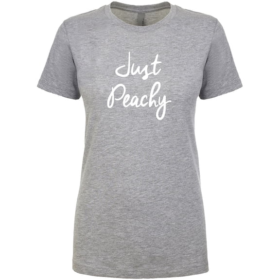 Just Peachy Womens crewneck tee