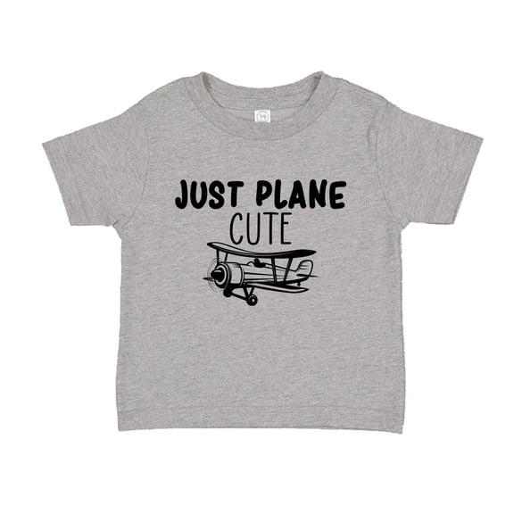 Just Plane Cute Toddler T-Shirt 2T Athletic Heather