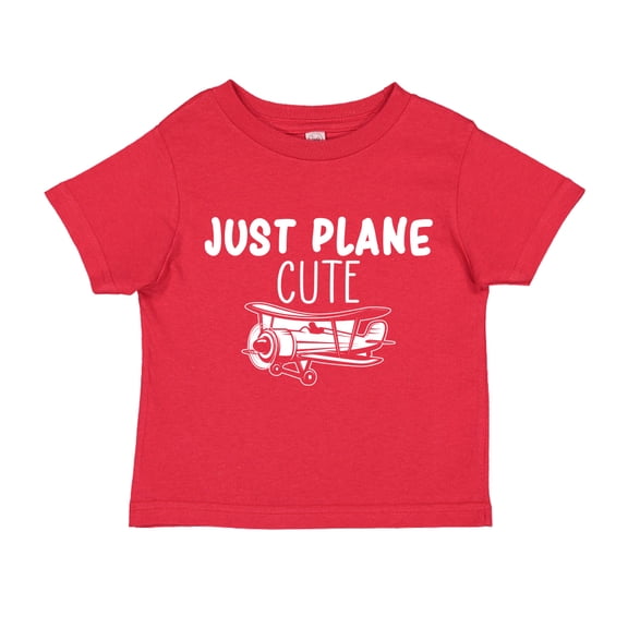 Just Plane Cute Toddler T-Shirt 2T Red