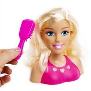 Just Play 2pc Mattel Girls Styling Head Doll Barbie Pretend Play Set