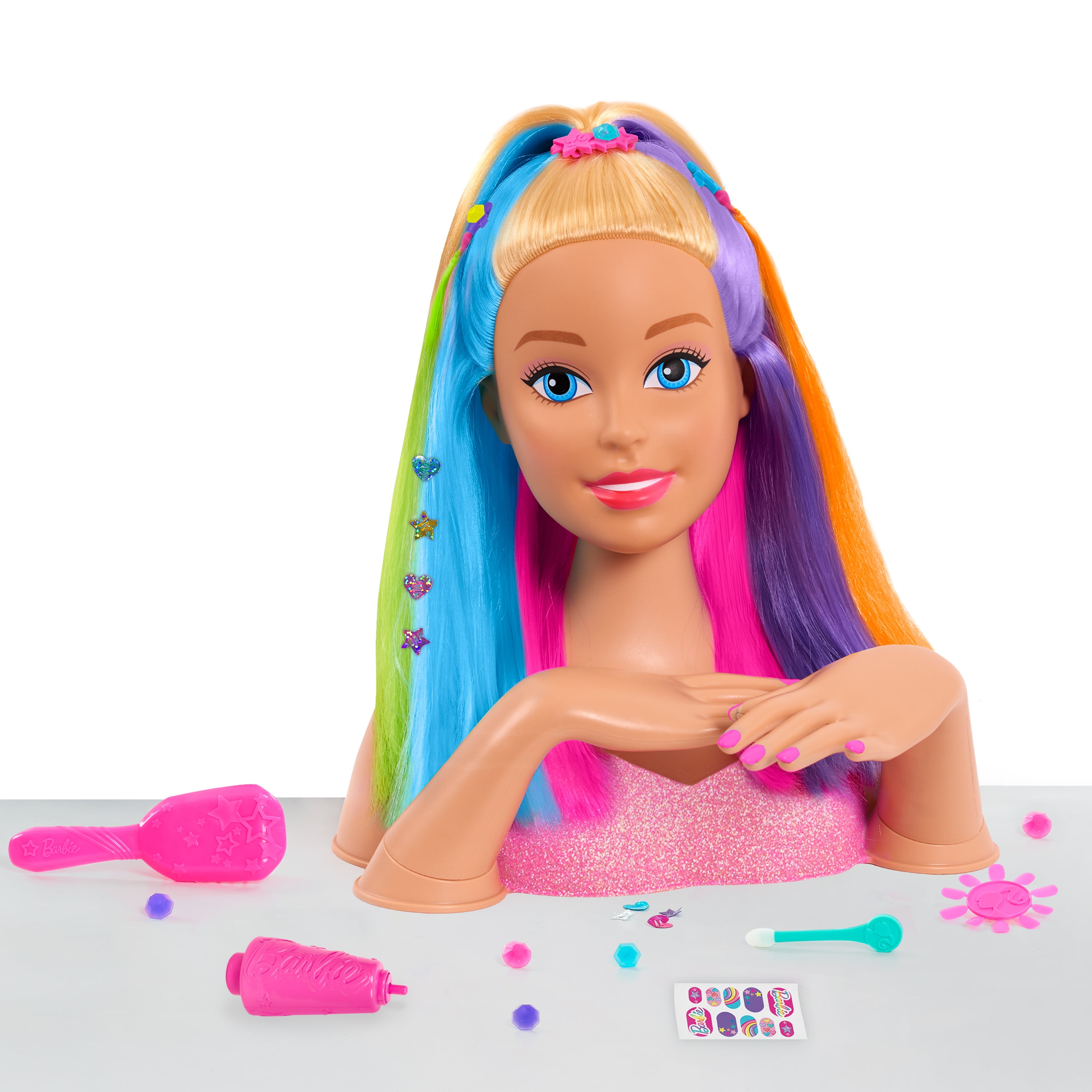 Best Buy: Barbie Rainbow Sparkle Styling Head 63225
