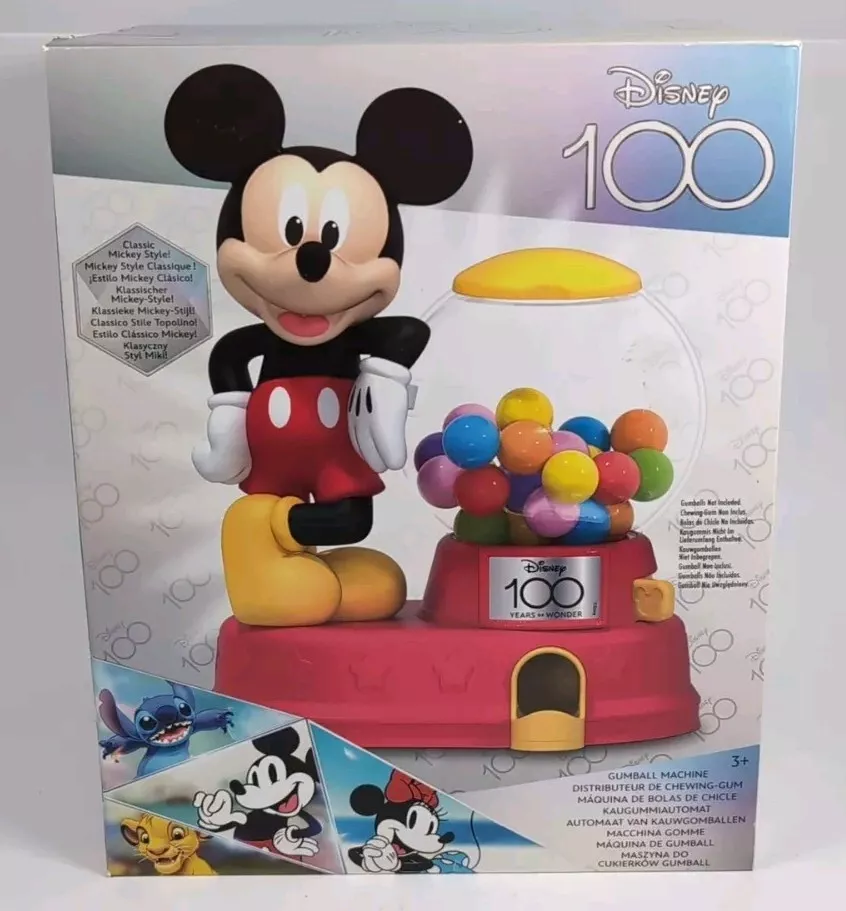 Just Play Disney 100 Classic Mickey Mouse Gumball Machine Toy Age