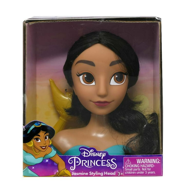 Just Play Disney 2pc Aladdin Girls Mini Styling Head Doll Jasmine 