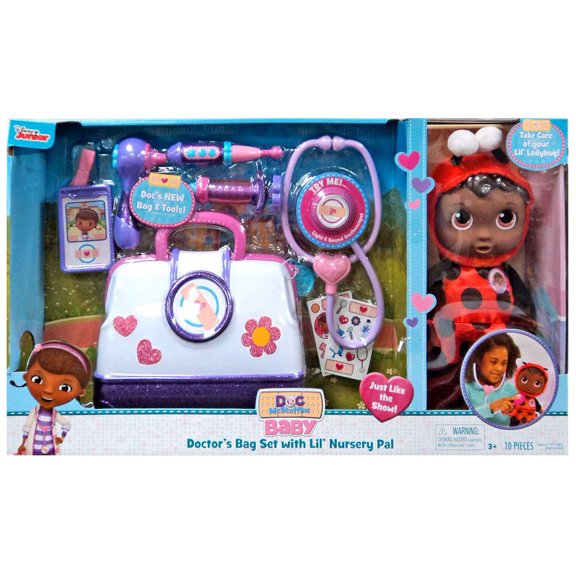 Just Play Disney Baby Doctor's Bag Set with Lil' Nursery Pal Playset