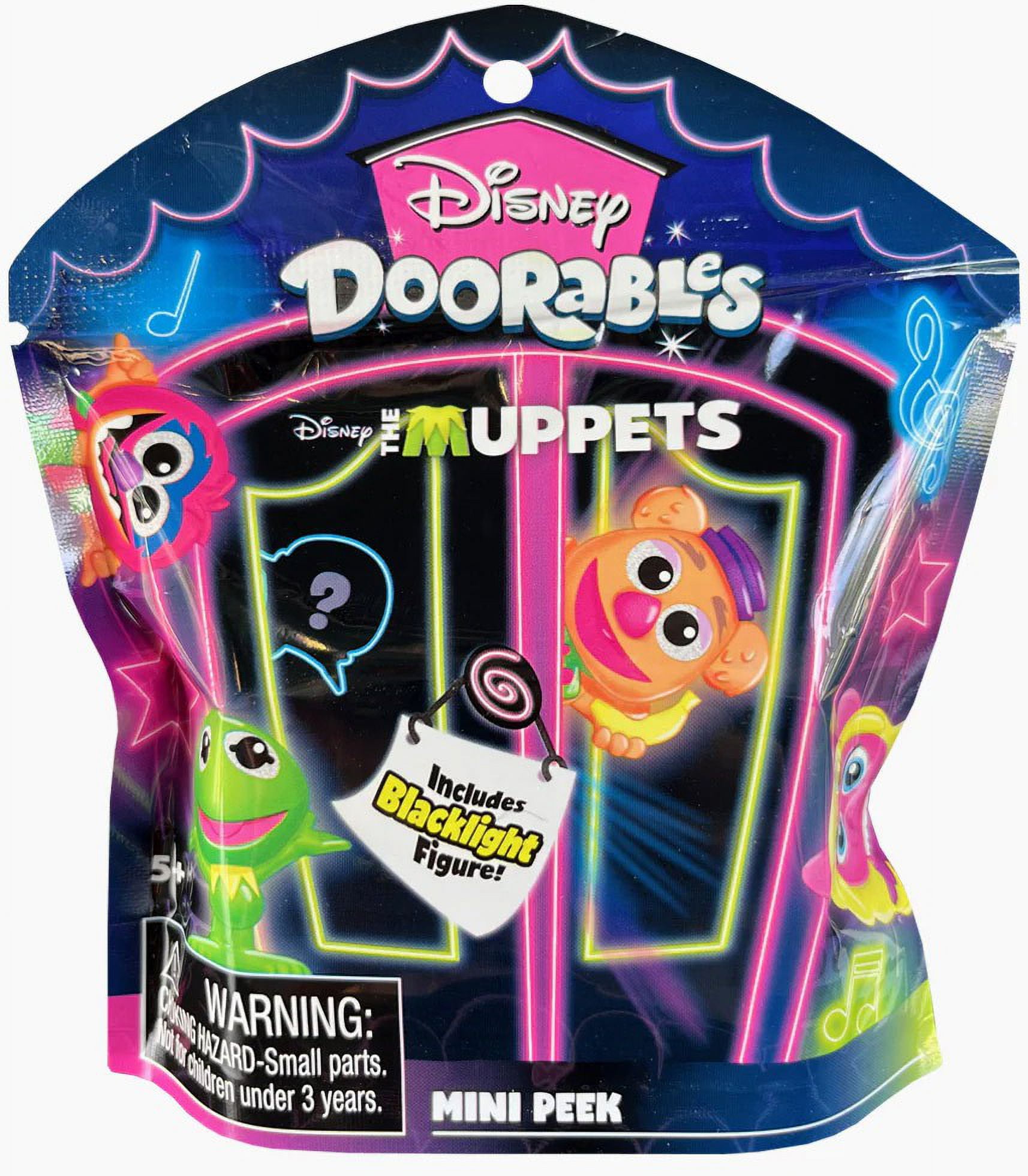Just Play Disney Doorables Muppets Blacklight Figures Mystery Pack