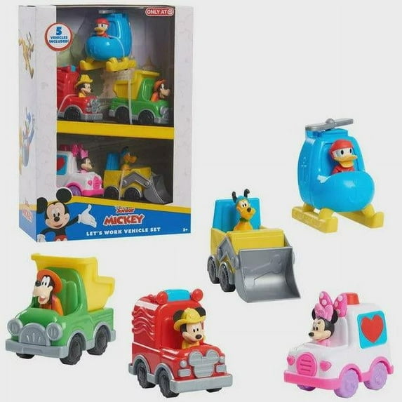 Just Play Disney "let's Work!" Vehicle Assort.in pdq