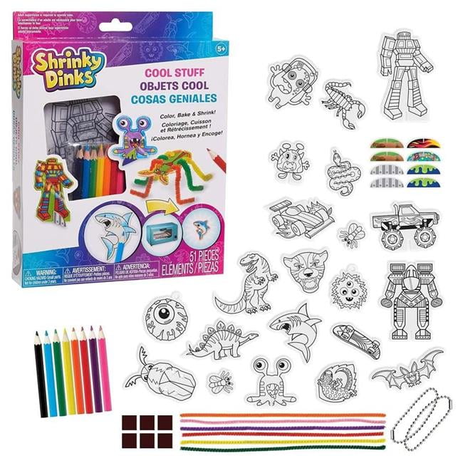 Just Play JUP03701 Shrinky Dinks Create &Wear Cool Stuff - 6 Count
