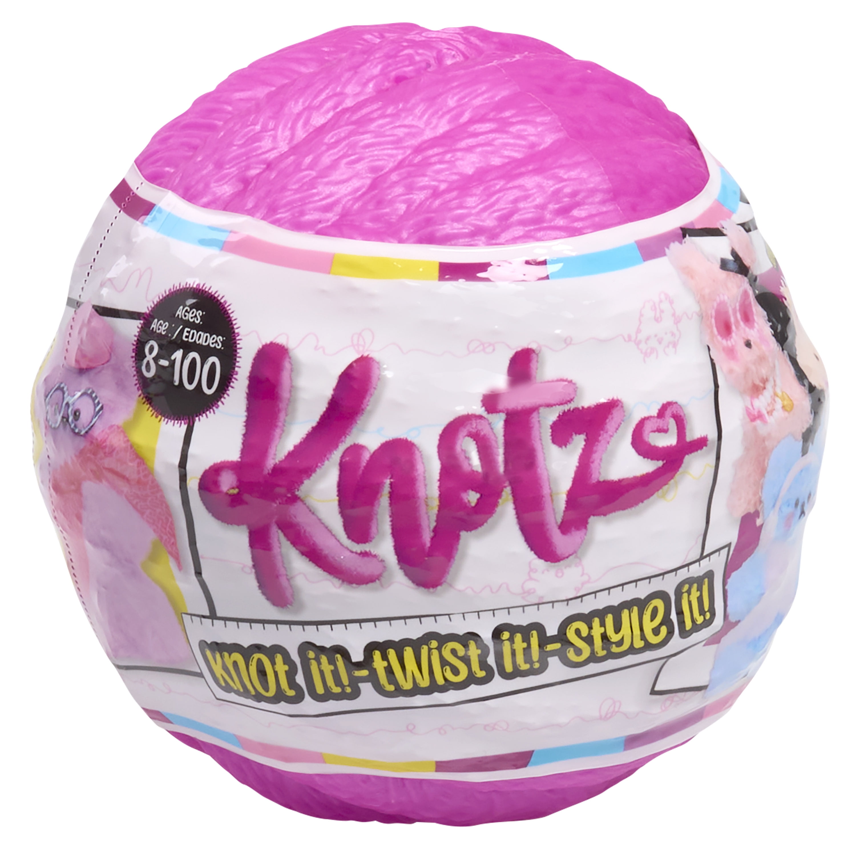 Knotz DIY Crafting Kit with Bendable Faux Fur Stems