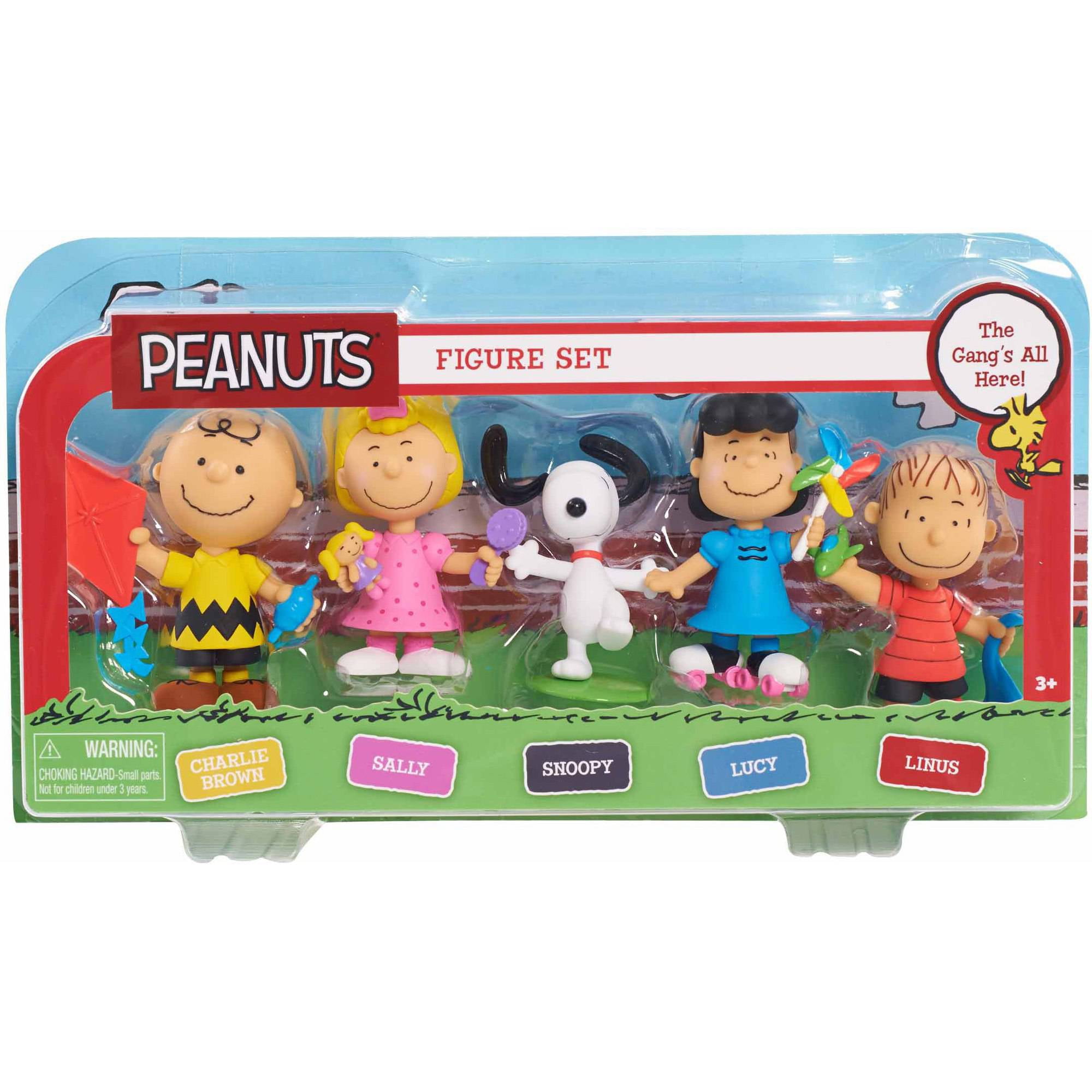 Just Play Peanuts Figure Set (5 Pack) - Walmart.com