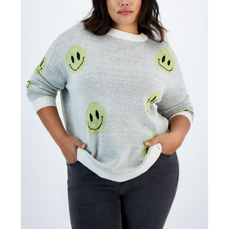 Smiley crewneck hotsell