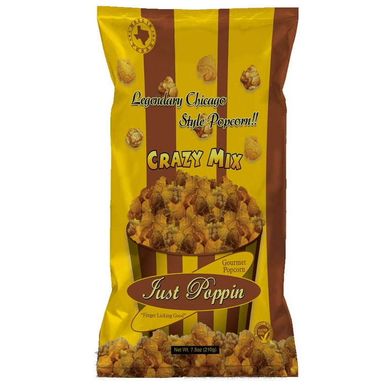 Just Poppin Gourmet Crazy Mix Popcorn, 7.5 oz. - Walmart.com