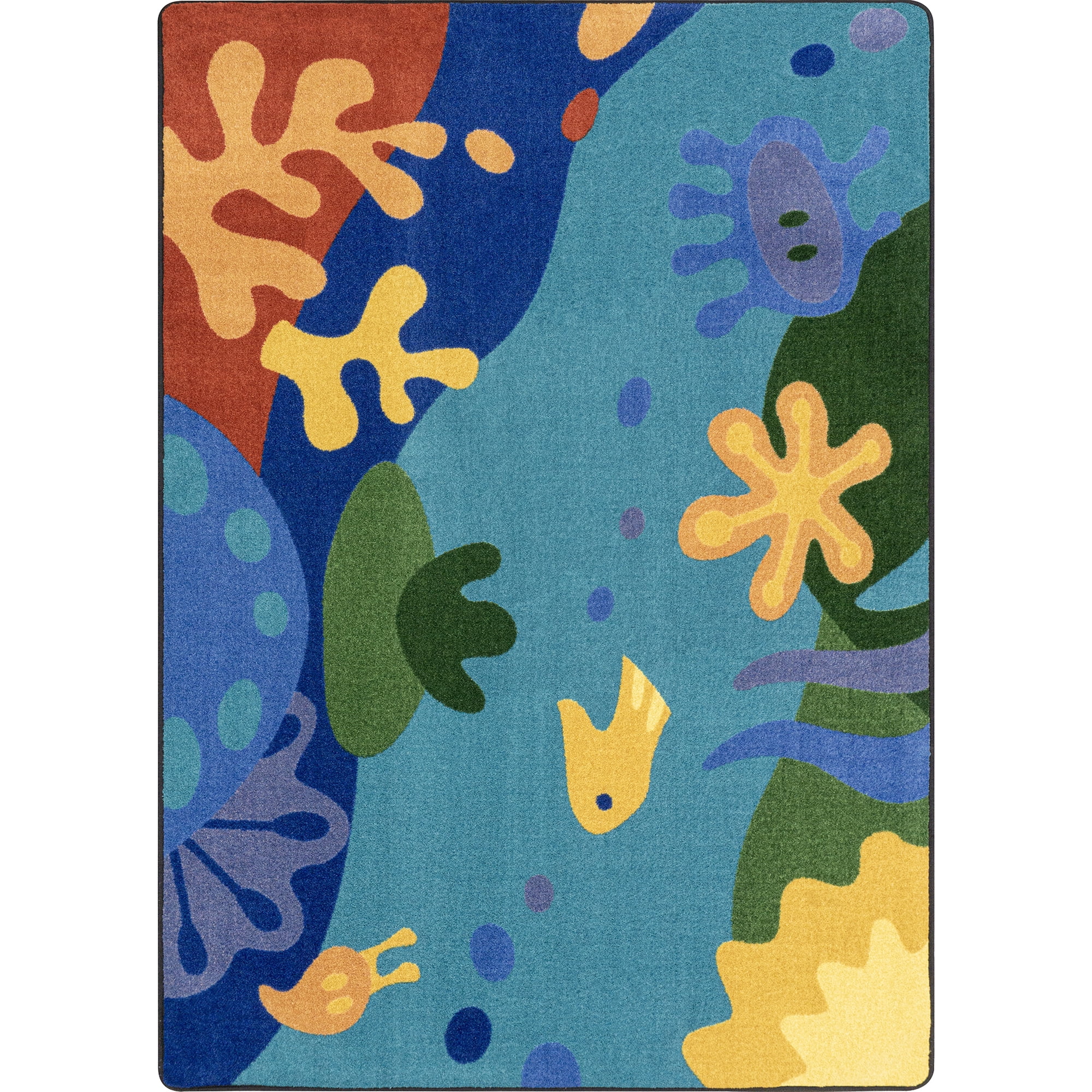 Joy Carpets Just Pretend 5'4" x 7'8" Indoor Area Rug in Color Multi
