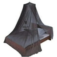 thumbnail image 1 of Just Relax Black Net Bed Canopy, 1 of 6