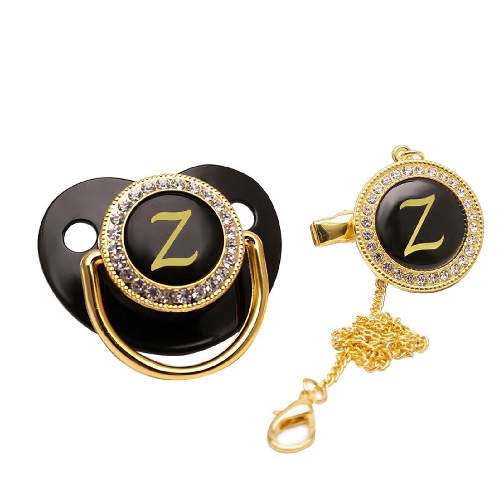 Just Released, Baby Pacifier, 26 Letter Name Clip, Nipple Bling ...