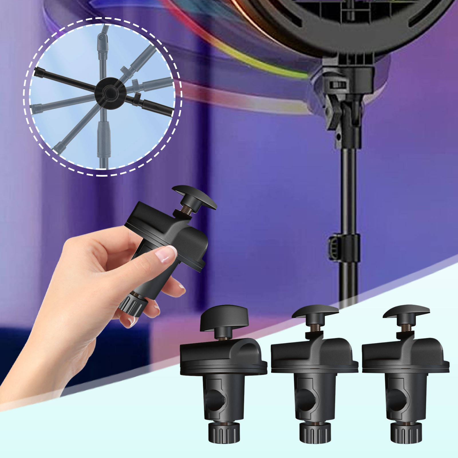 Just Released, Microphone Rod Clip, Adjustable Crossbar Adapter Clip ...