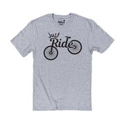 Just Ride Bicycle T Shirt Cycling Graphic Tee for Bike Lovers