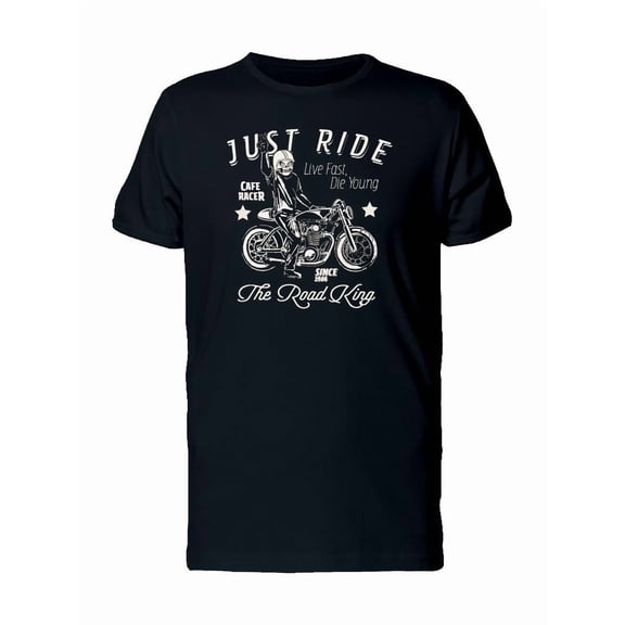 Just Ride The Road King T-Shirt Men -Image by Shutterstock, Male Large