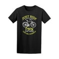 thumbnail image 1 of Just Ride Wheel Of Steel Bicycle T-Shirt Men -Image by Shutterstock, Male Large, 1 of 2