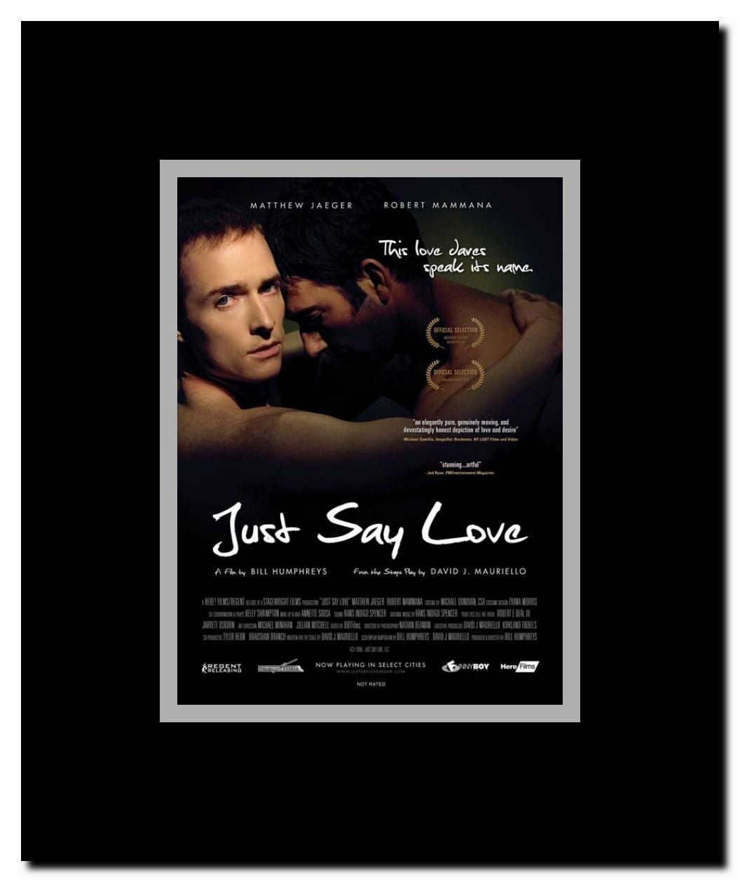 Just Say Love Framed Movie Poster