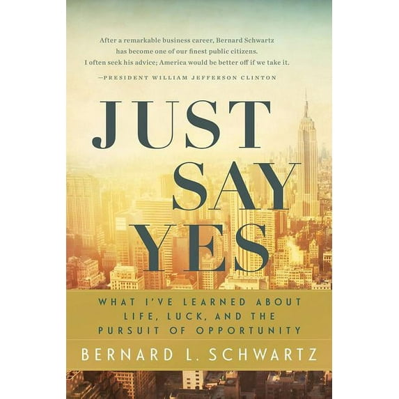 Just Say Yes : What I've learned About Life, Luck, and the Pursuit of Opportunity (Hardcover)