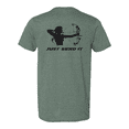 thumbnail image 1 of Wildlife Outfitters Women's Bow Hunting 'Just Send It' Graphic T-Shirt, 1 of 1