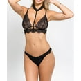 thumbnail image 1 of Just Sexy Lingerie Women's Lace Bralette & Panty Lingerie Set, M, 1 of 3