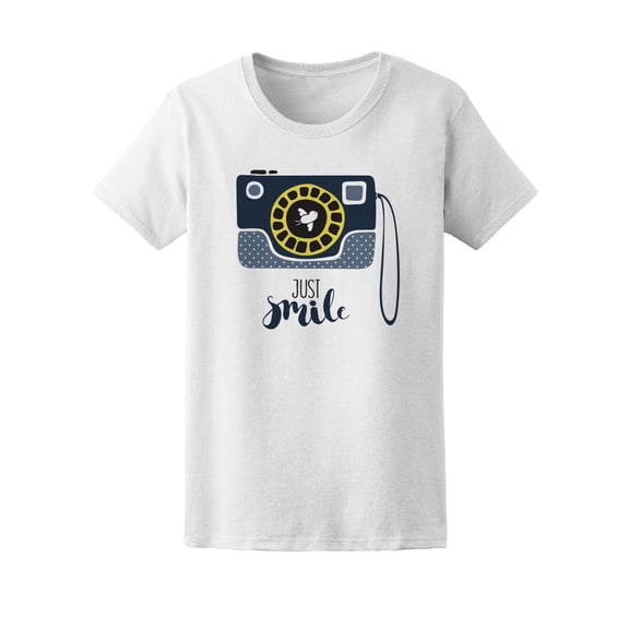 Just Smile Vintage Camera  T-Shirt Men -Image by Shutterstock, Male 4X-Large