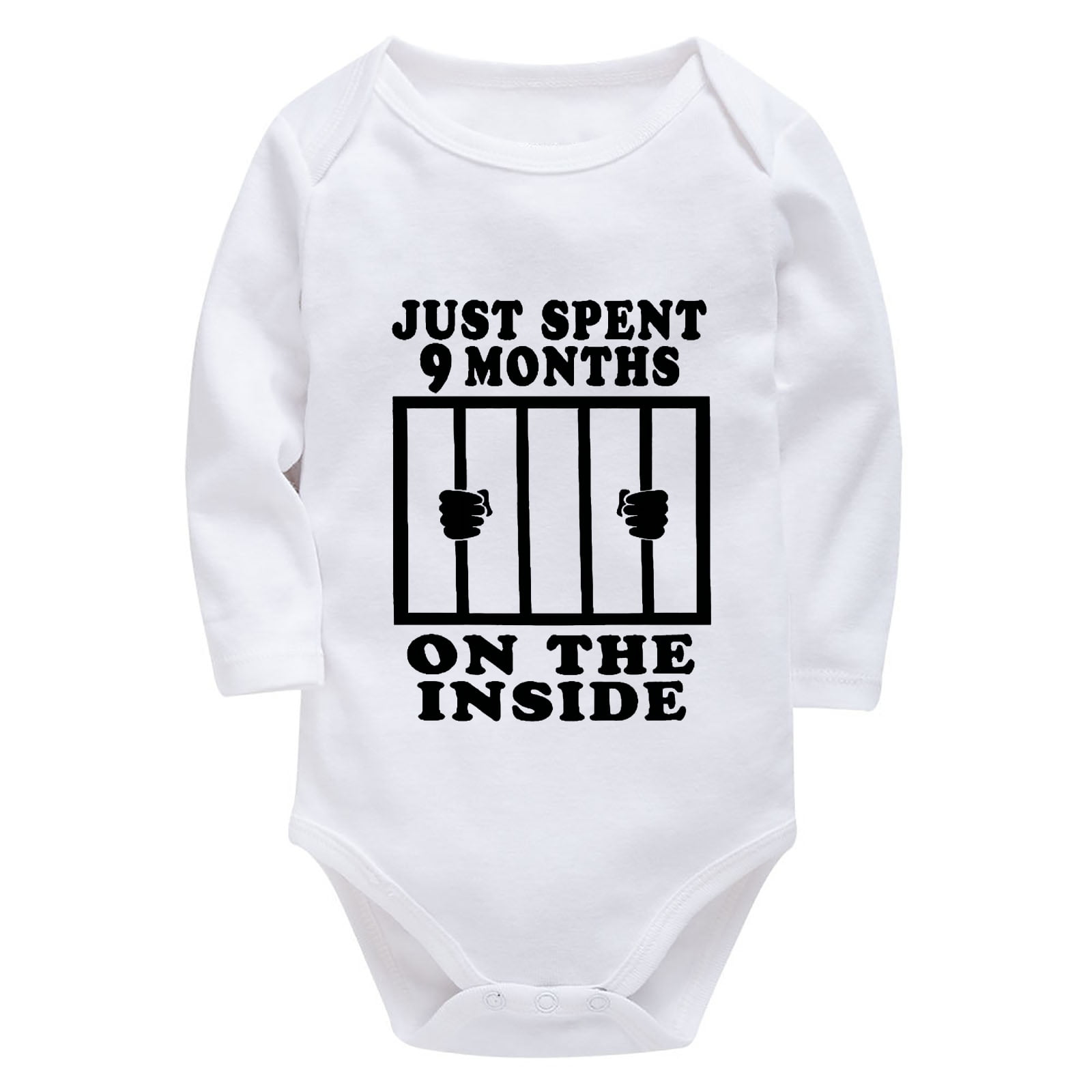 Just Spent Months On The Inside Baby Newborn Clothes Boy Long