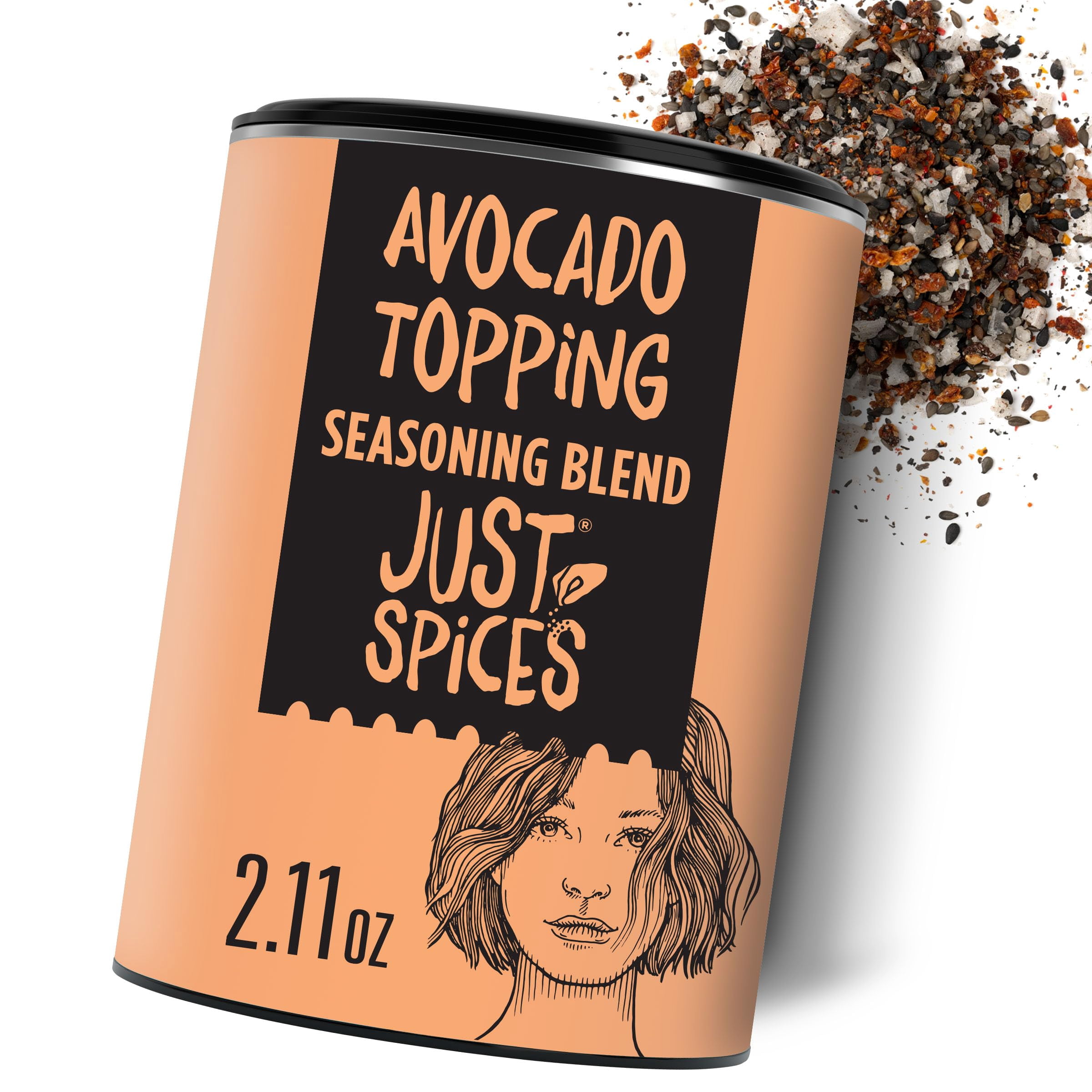 Just Spices Avocado Topping, IRF13 2.11 OZ I Spice mix for avocado I