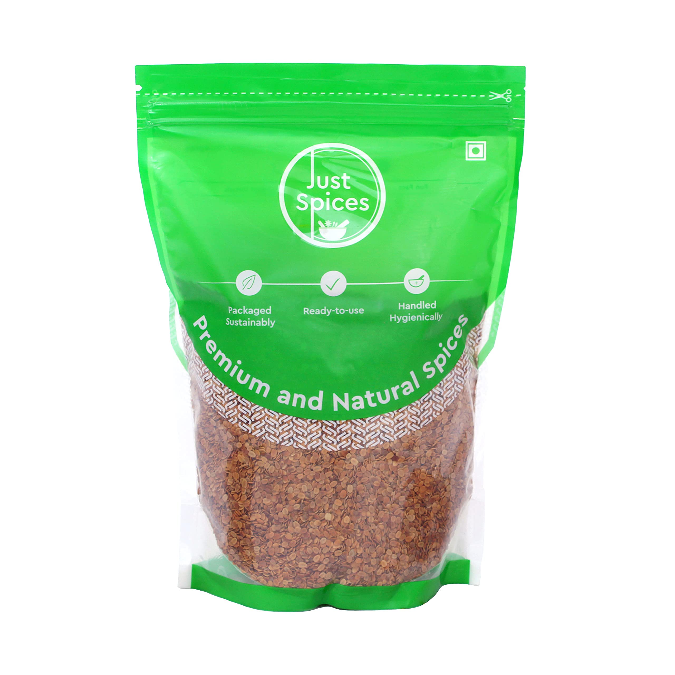 Just Spices Premium Roasted Dhana Dal 1Kg (Roasted Splits Coriander