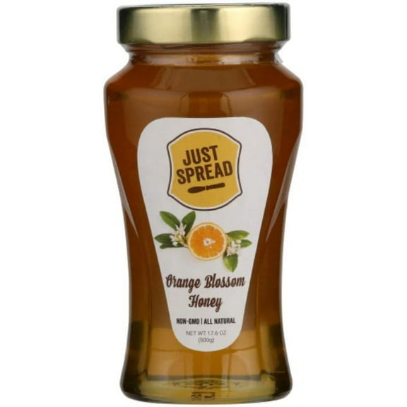 Just Spread Honey Orange Blossom 17.6 oz (Pack of 6)