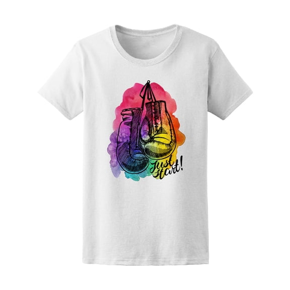 Just Start! Colorful Boxing  T-Shirt Men -Image by Shutterstock, Male XX-Large