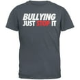 thumbnail image 1 of Just Stop It Bullying Charcoal Adult T-Shirt - Large, 1 of 1