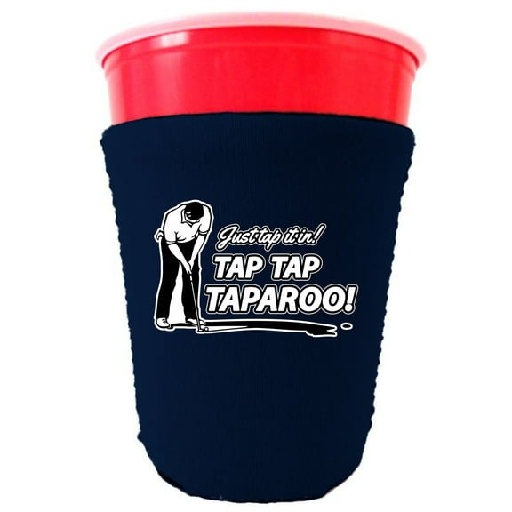 Just Tap It In Tap Tap Taparoo! Party Cup Coolie (Navy)
