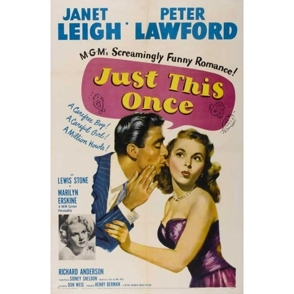 Just This Once Movie Poster (11 x 17) - Item # MOVEB00550