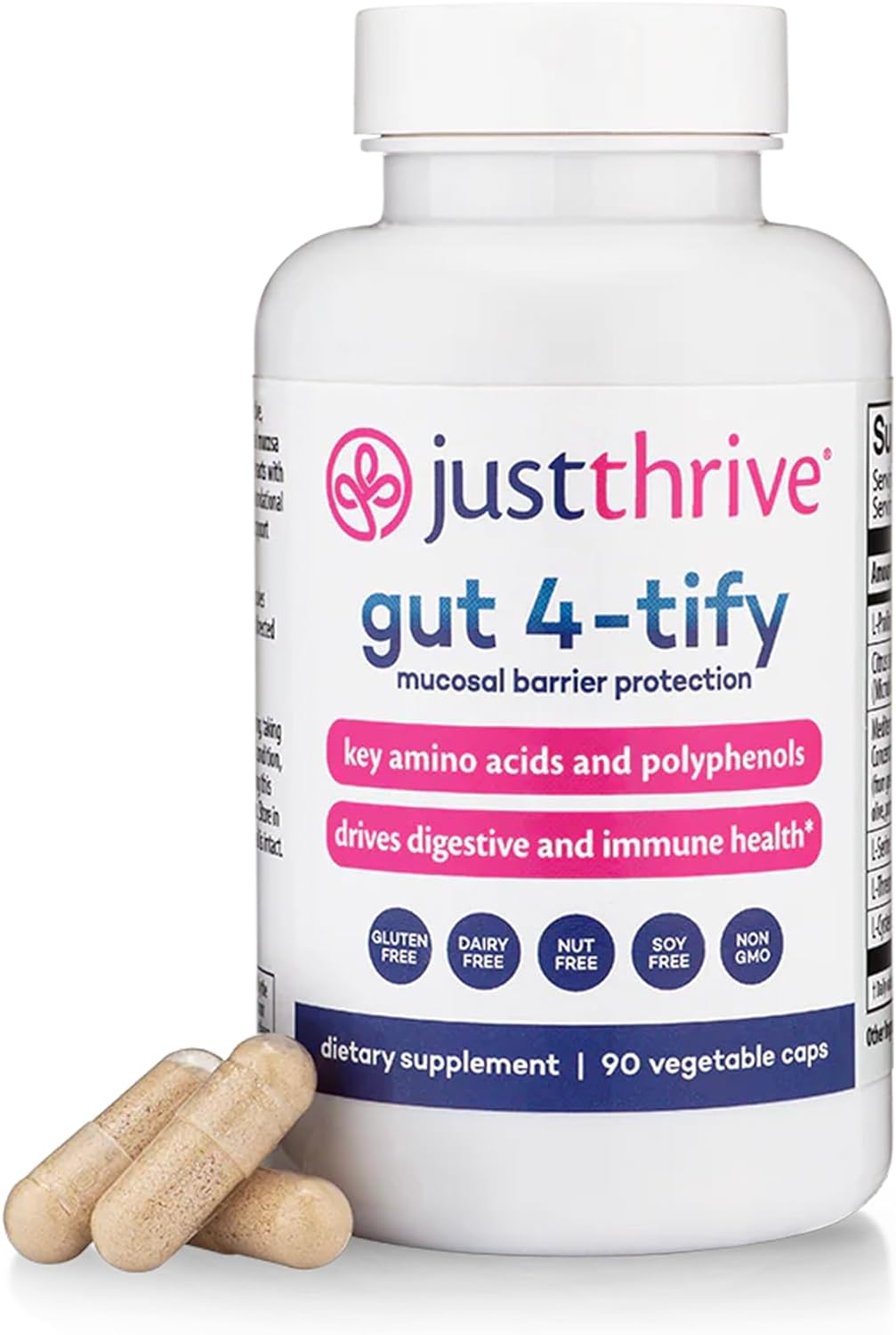 Just Thrive Gut 4tify Gut Health Supplements for Women and Men