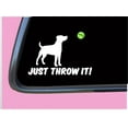 thumbnail image 1 of Just Throw It Jack Russell TP 525 vinyl 6" Decal Sticker dog flyball parson, 1 of 1