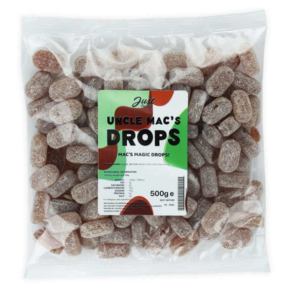 Just Treats Uncle Mac's Drops 500g Share Bag