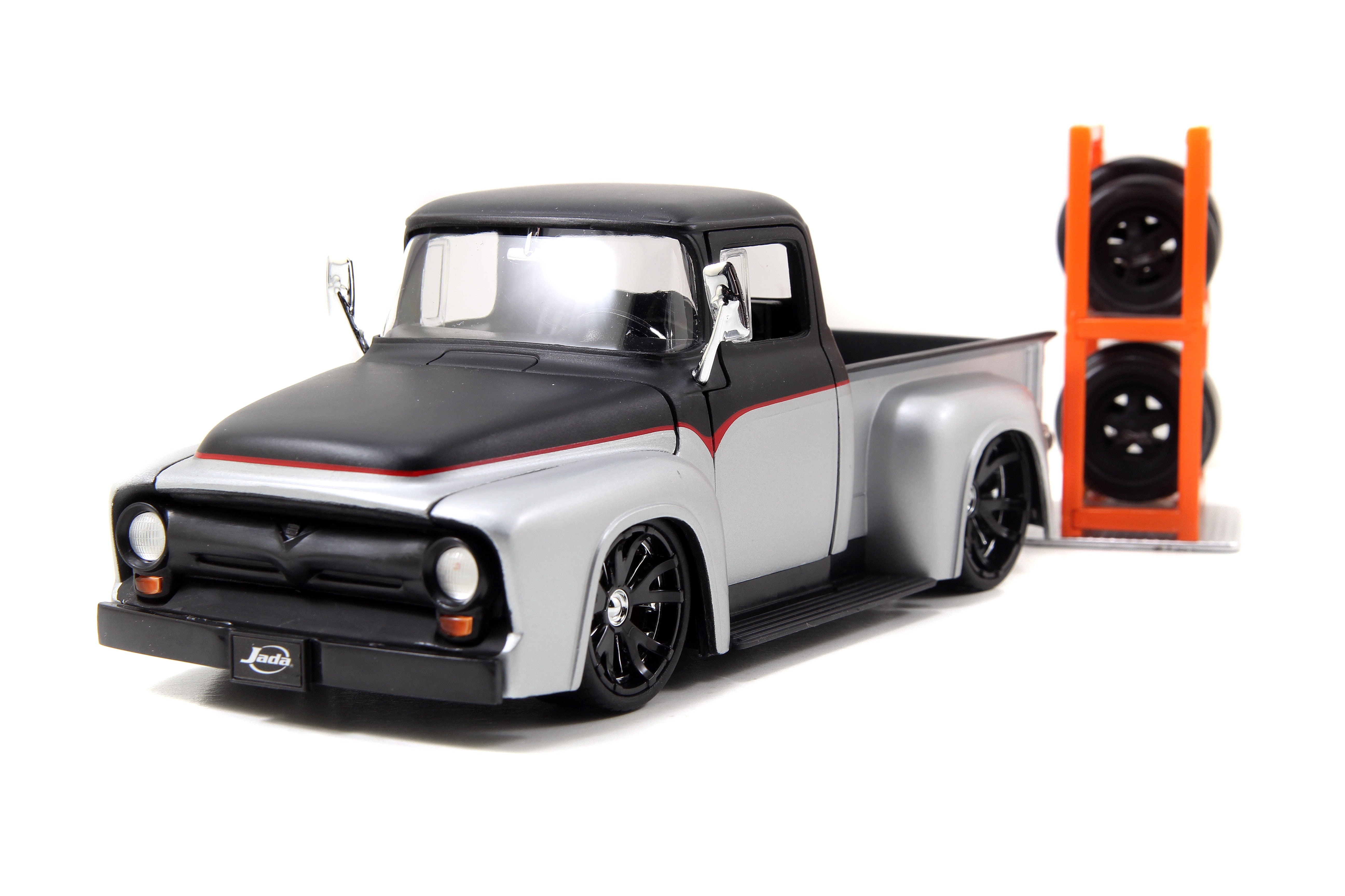 ☆絶版品☆ Just Trucks 1:24 1956 Ford F-100 Die-cast Car Black