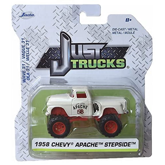 Just Trucks Jada 1958 Chevy Apache Stepside, 1:64 Scale Wave 31