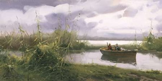 Just Waiting Canvas Art - Salvador Caballero (24 x 48)