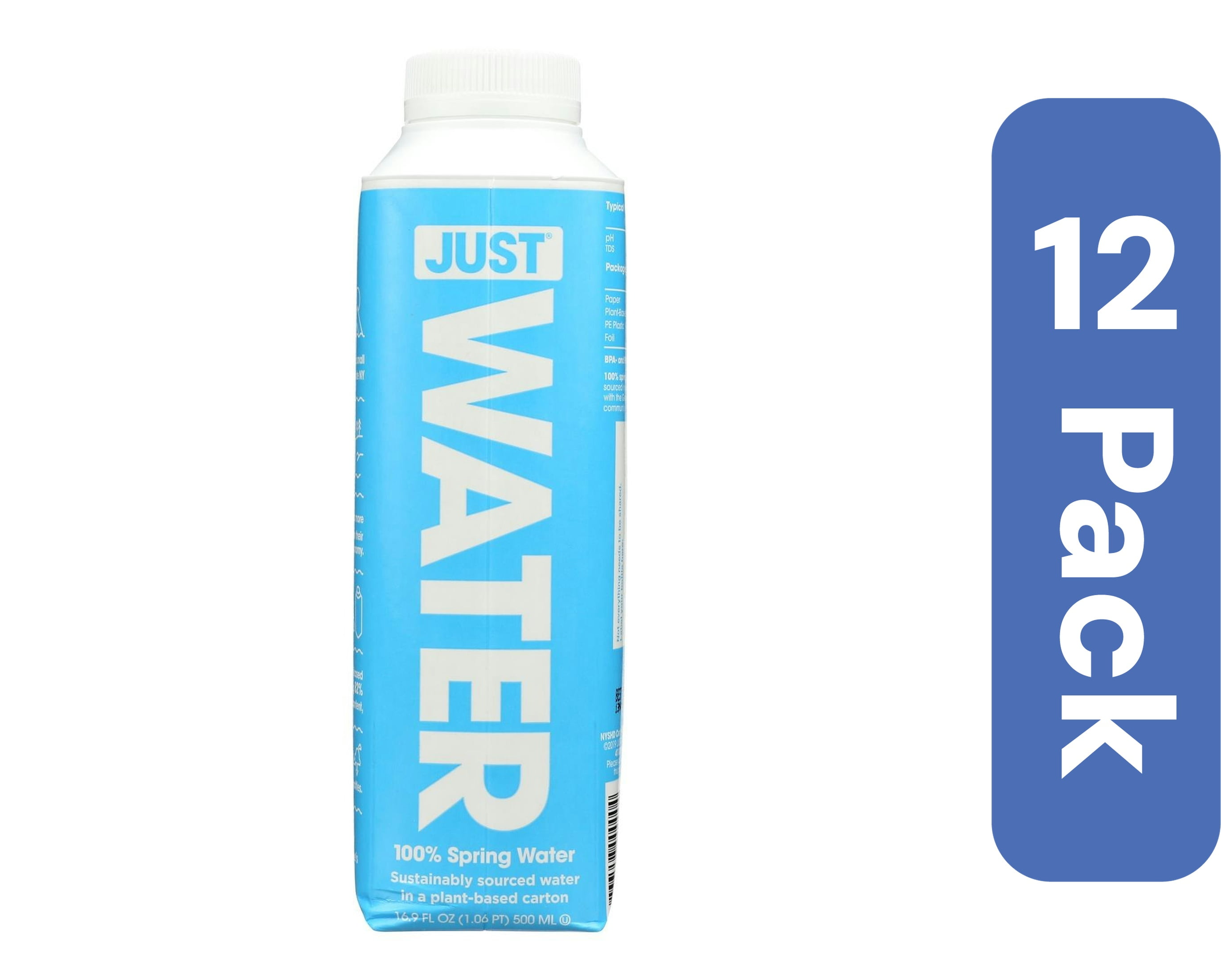 Just Water Spring Water 500 ml (Pack Of 12)
