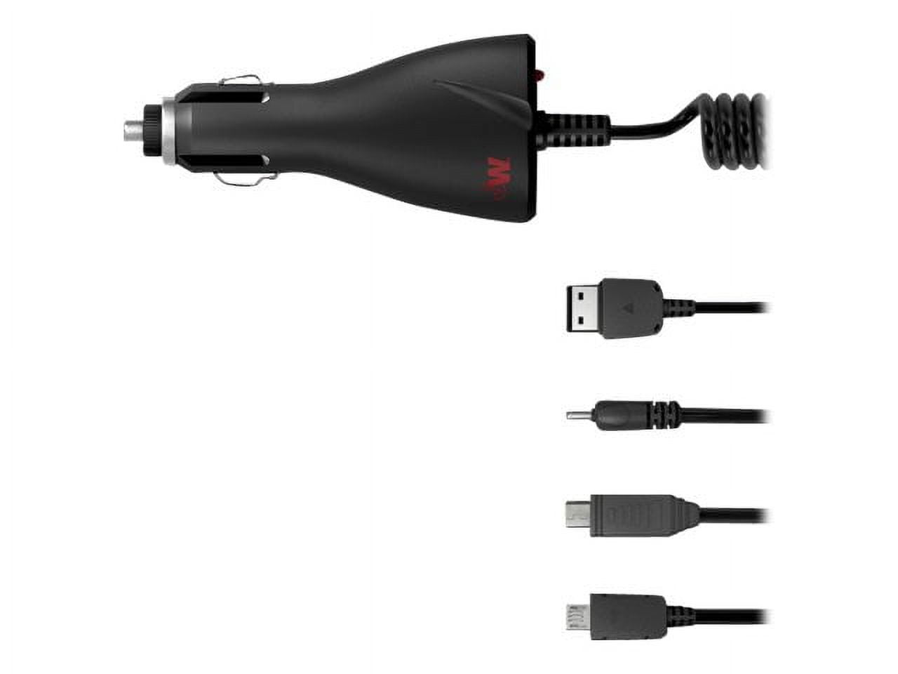 Just Wireless Car power adapter 3 Watt 700 mA 4 output