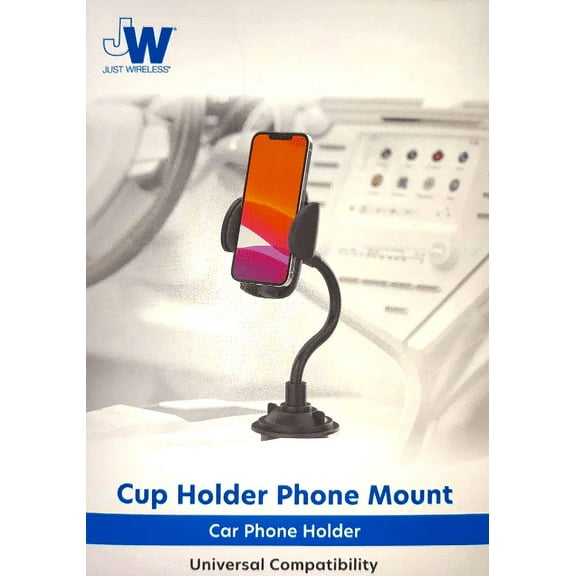 Just Wireless Cup Holder Phone Mount